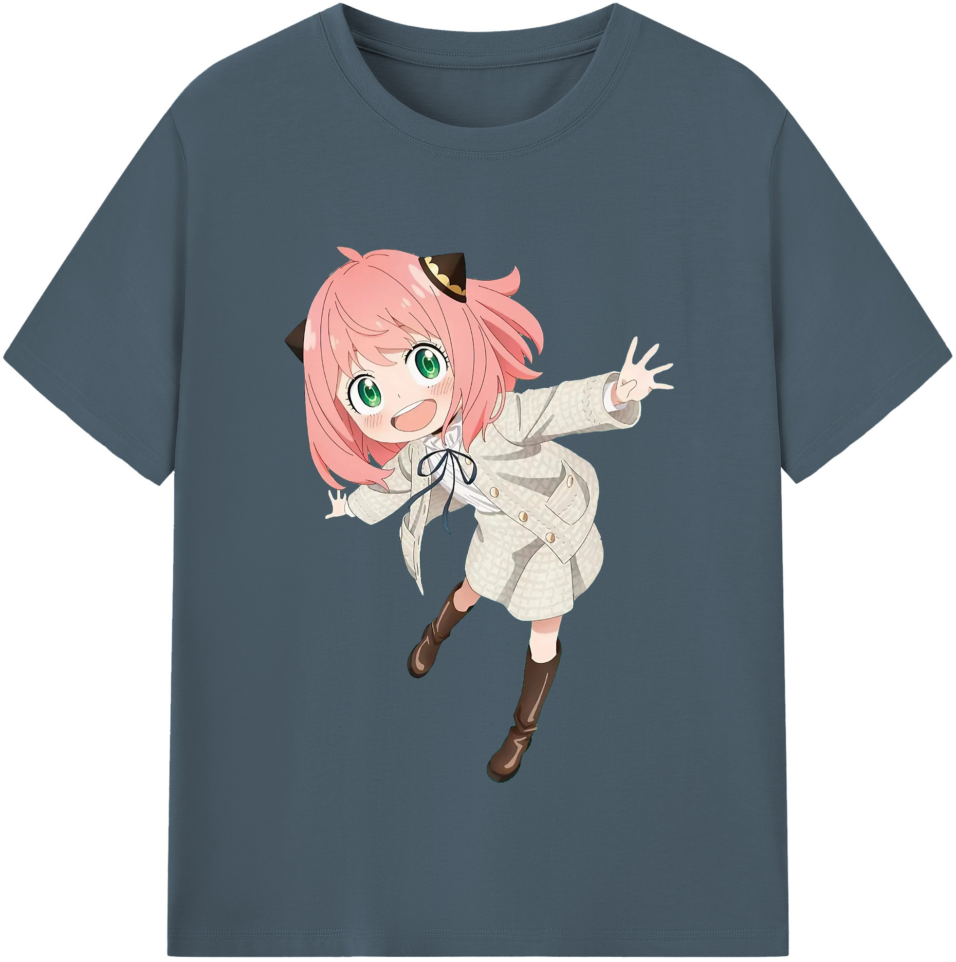 （画像用） SPY×FAMILY间谍家家酒 綿100％半袖Tシャツ（フロントプリント）